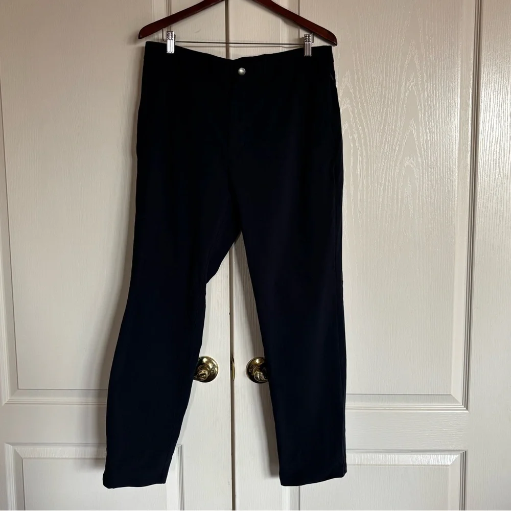 CRZ Yoga stretch golf navy blue pants size 36